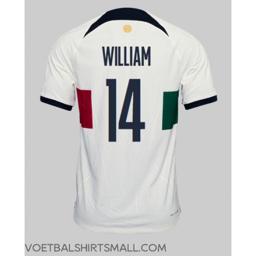 Portugal William Carvalho #14 Voetbalkleding Uitshirt WK 2022 Korte Mouwen